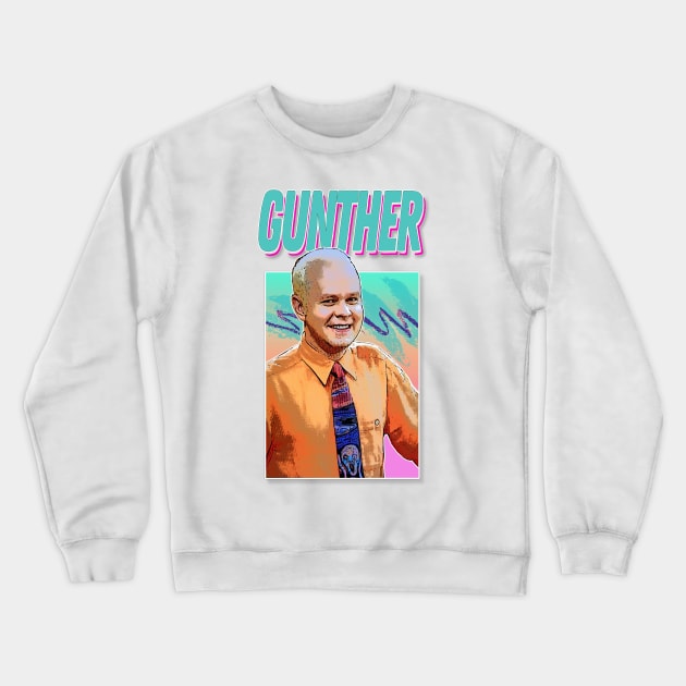 Gunther -  90s Styled Retro Graphic Design Crewneck Sweatshirt by DankFutura